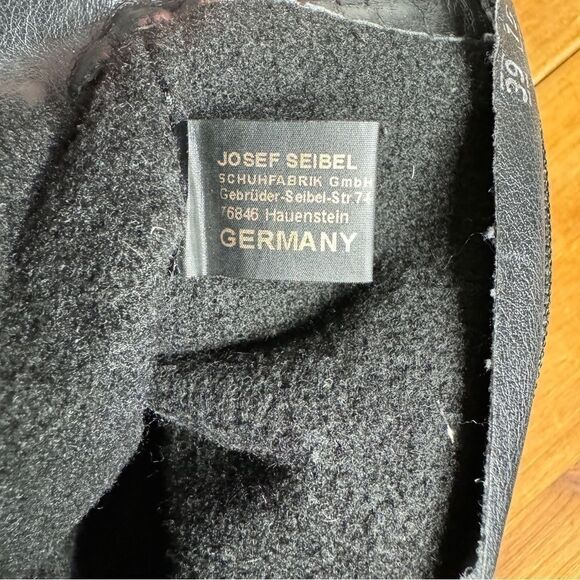 Josef Seibel brown leather ruched gathered mid calf heel boots size 39 - Picture 10 of 13